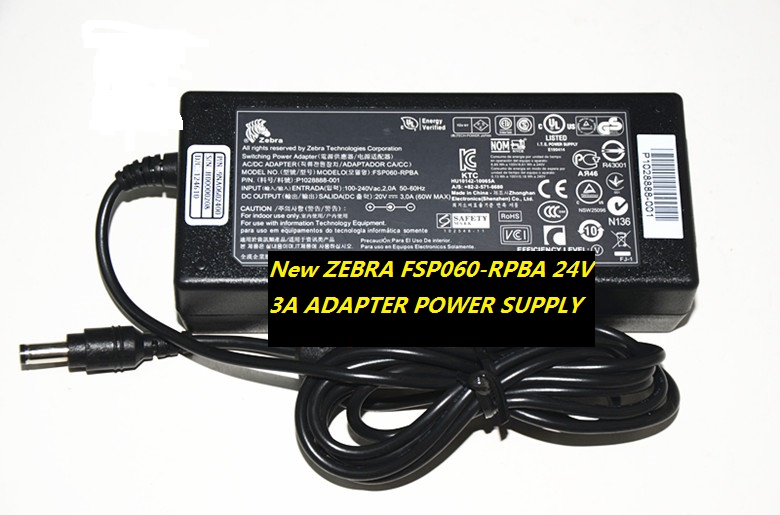 ZEBRA FSP060-RPBA New 24V 3A ADAPTER POWER SUPPLY